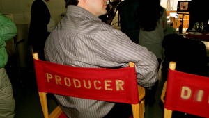 producer on movie set