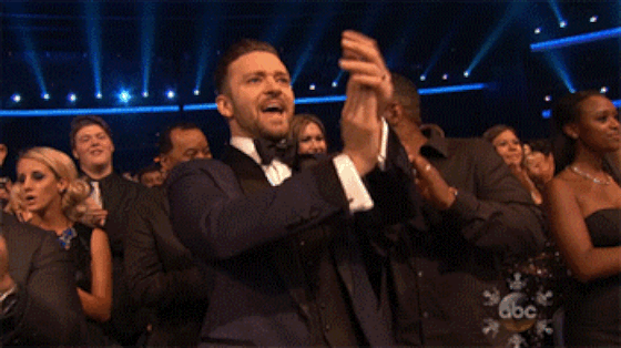 Justin Timberlake applause