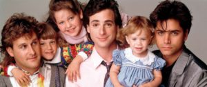 full house child actors on set