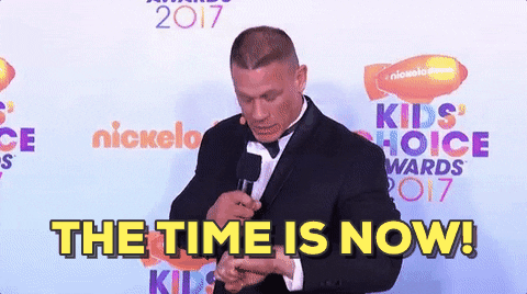 time is now GIF