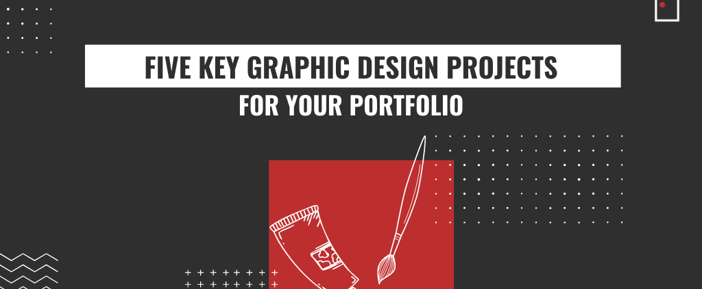 Five graphic design projects