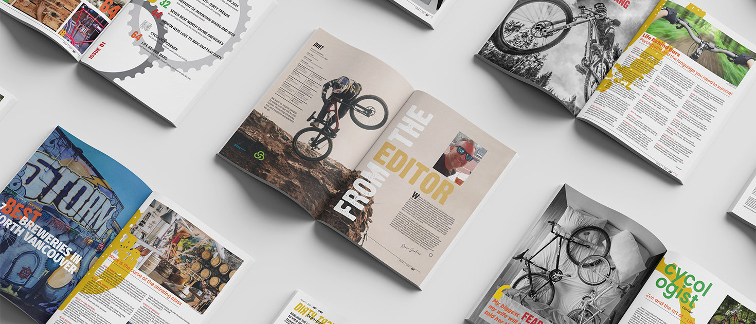 Magazine Mockup Graphic Design Project completed at InFocus Film School by Vicenza C