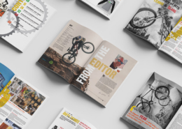Magazine Mockup Graphic Design Project completed at InFocus Film School by Vicenza C