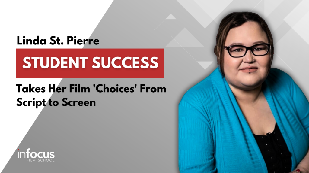 Indigenous screenwriter Linda St. Pierre discussing her production process.