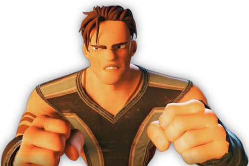 3D model in a fighting pose, completed by InFocus Film School 3D Animation students